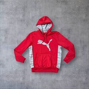 Red & Gray Puma Hoodie